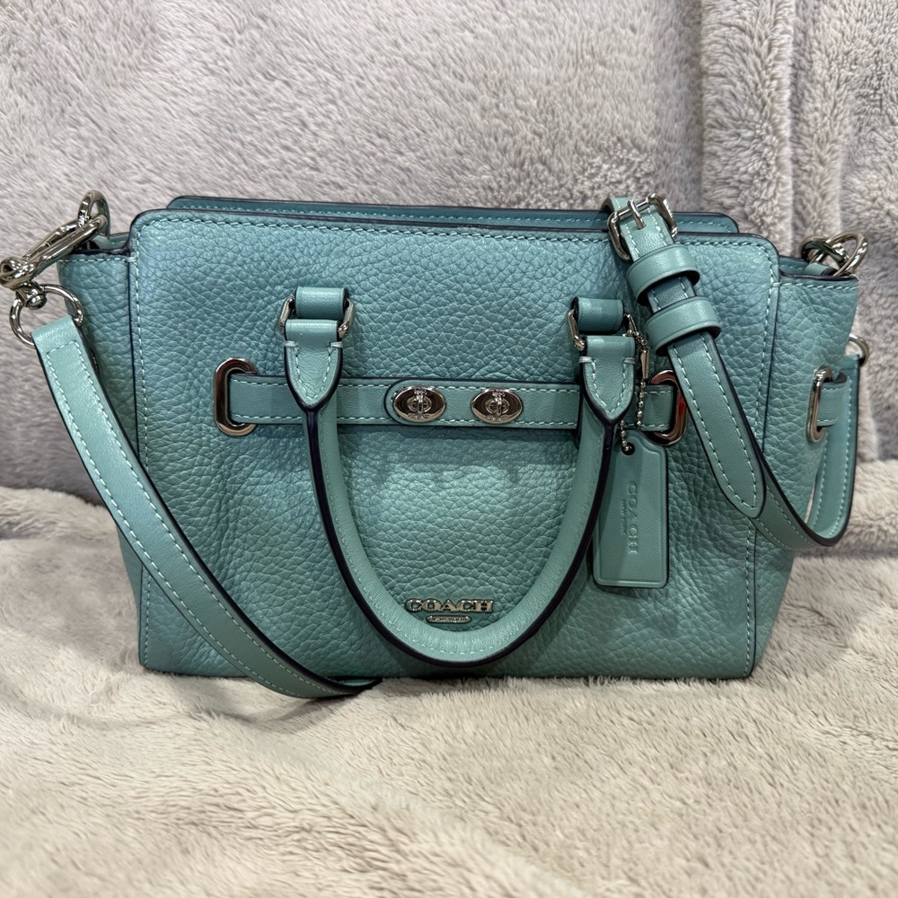 Coach Blake Mini Carryall Pebble Leather Women's Bag
